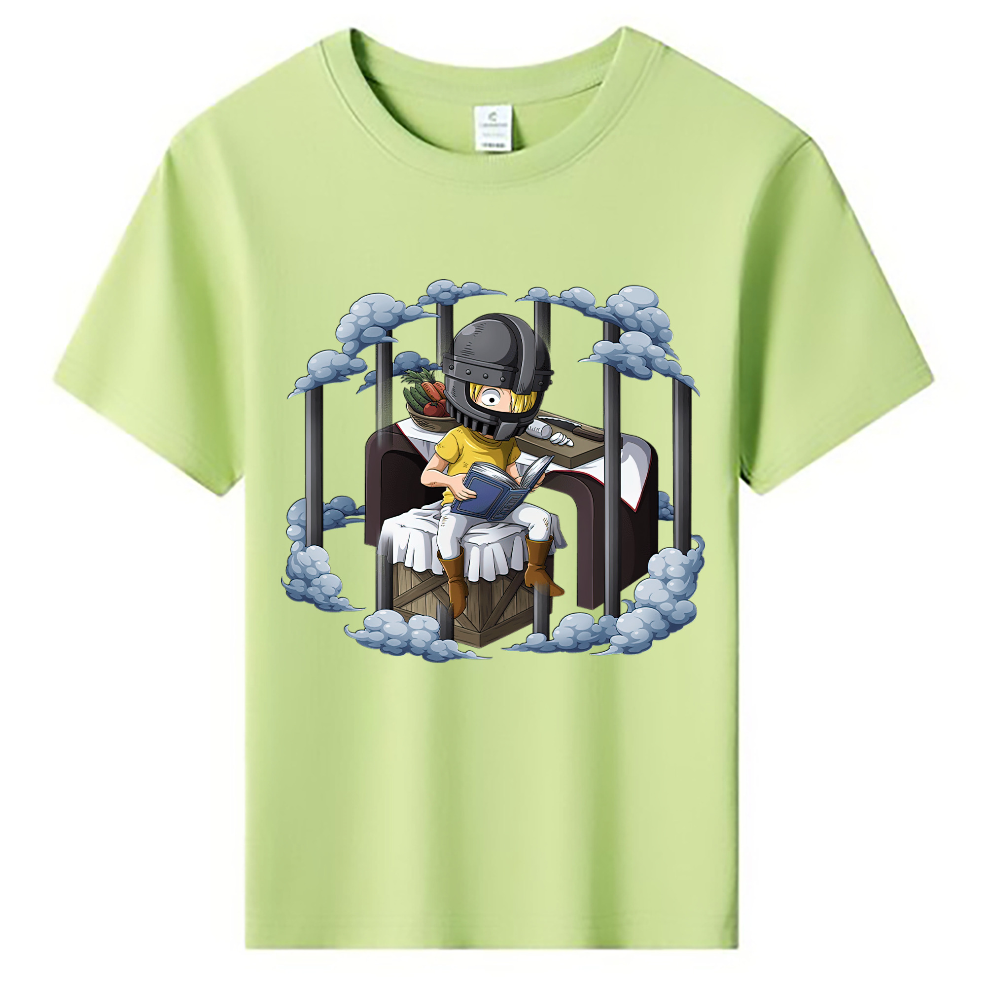 （画像用） ワンピース サンジ ONE PIECE Sanji 綿100％キッズTシャツ（フロントプリント）